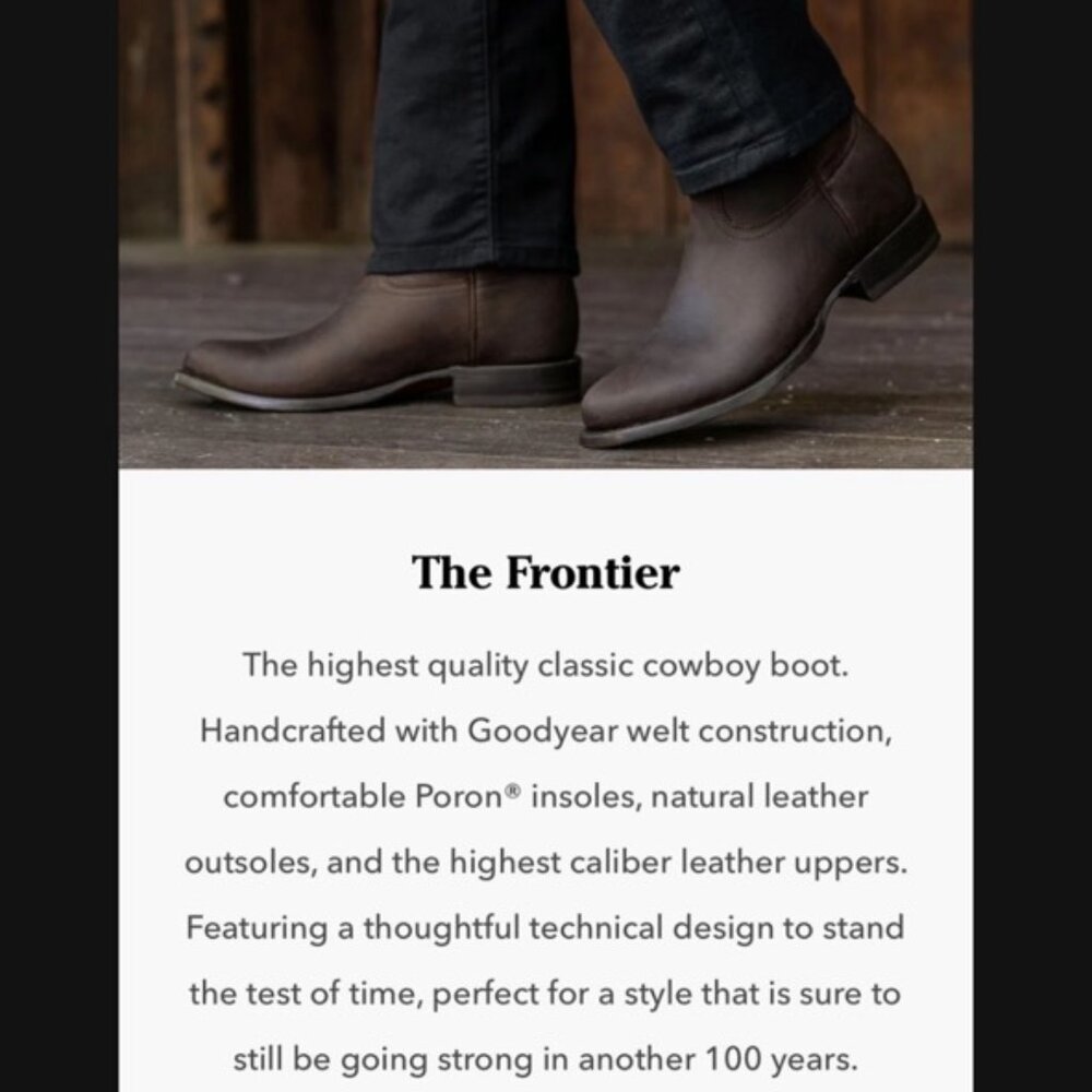Thursday Boots Frontier
